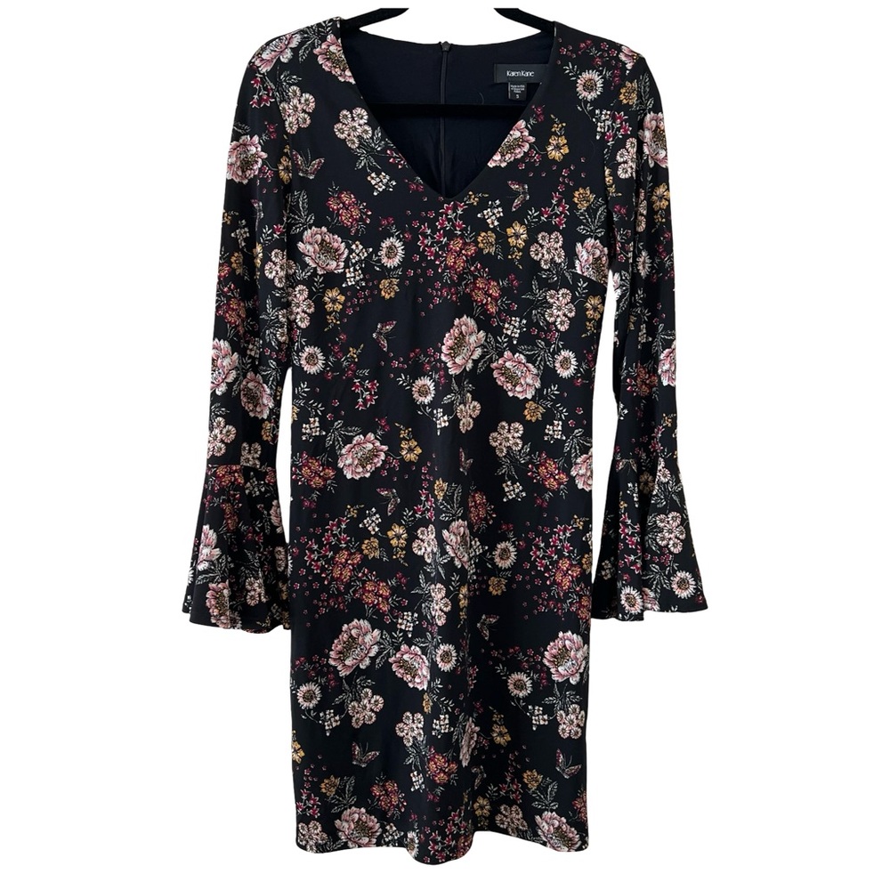 Karen Kane Floral Long Sleeve Dress